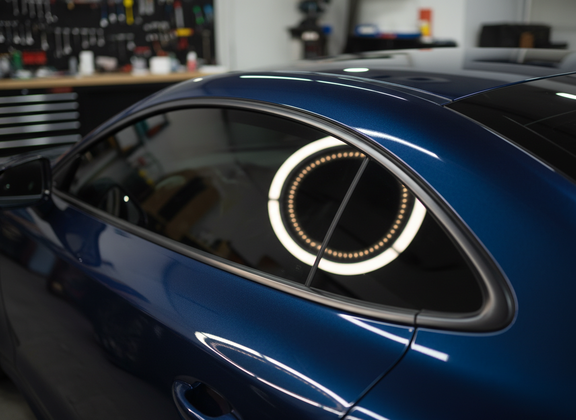 Flawless Paint Match on Luxury Sedan - Before and After