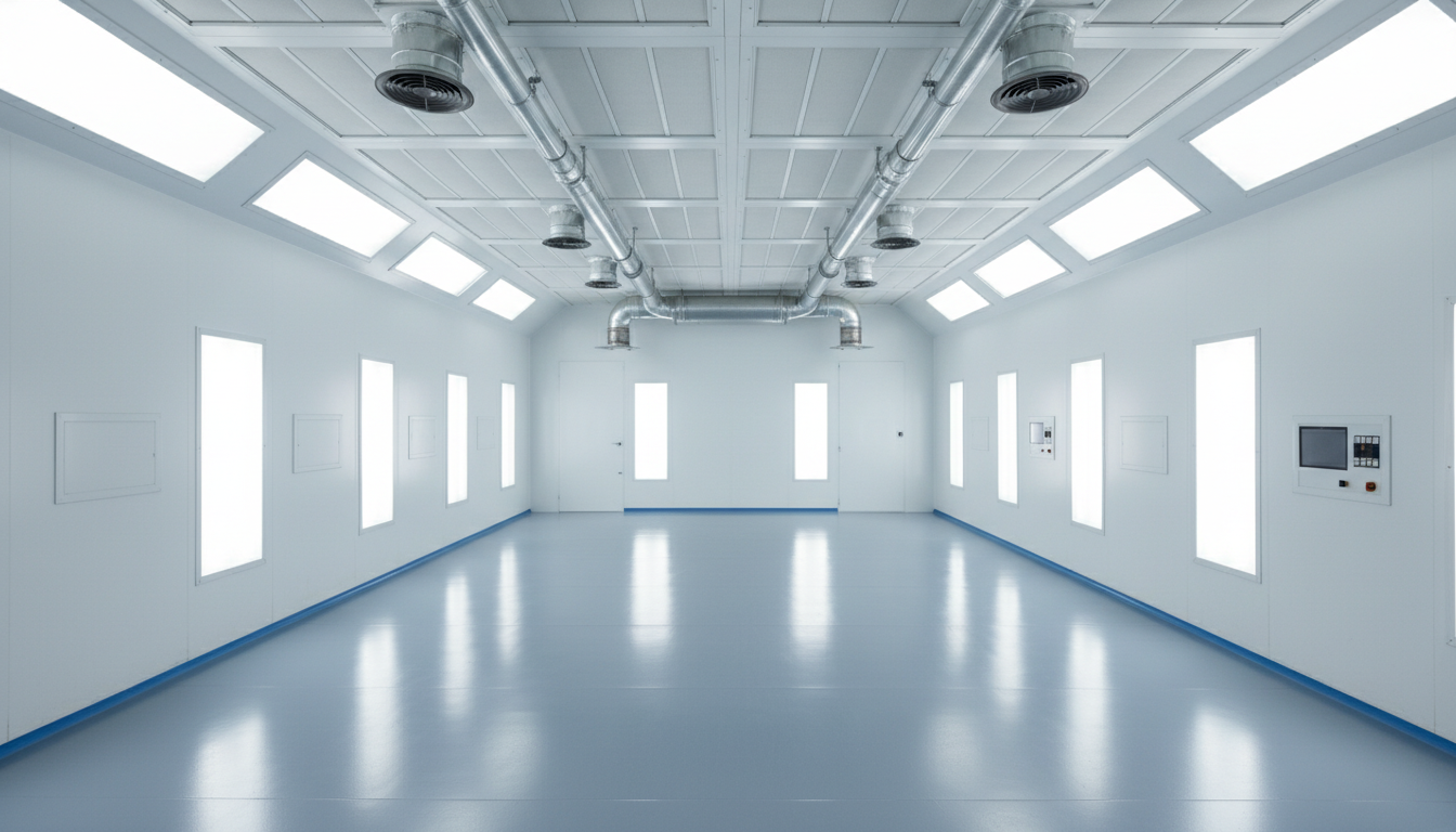 Our Modern Paint Booth in Action